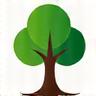 Ikon som symboliserer et tre.